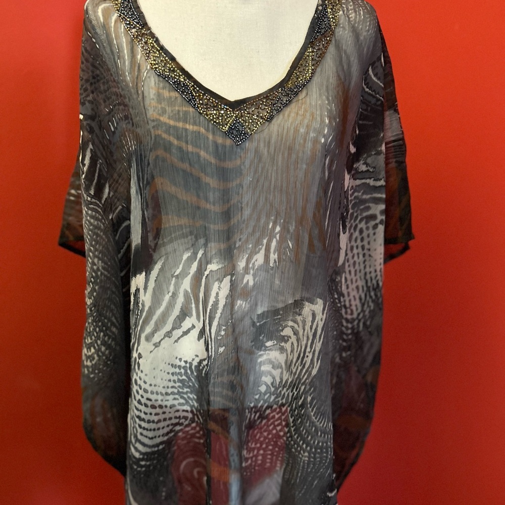 Sheer Kaftan Top